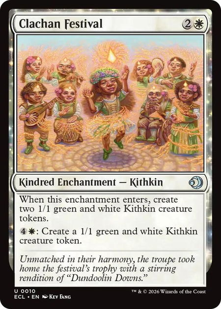 Clachan Festival - Lorwyn Eclipsed Magic: The Gathering trading card