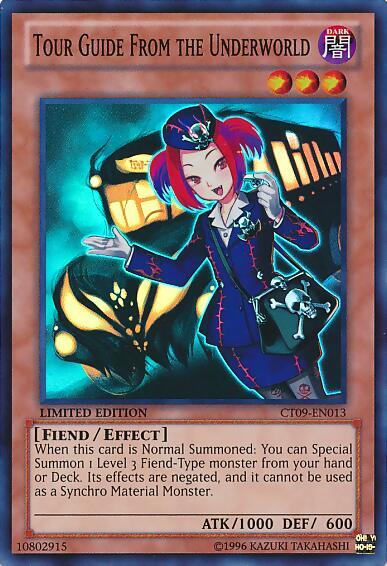 Tour Guide From the Underworld trading card from 2012 Collectors Tin Tour Guide From the Underworld - 2012 Collectors Tin YuGiOh trading card