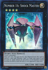 Number 16: Shock Master - 2012 Collectors Tin (CT09) #CT09-EN014 - Super Rare YuGiOh Trading Card