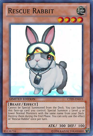 Rescue Rabbit - 2012 Collectors Tin YuGiOh trading card