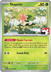 Shaymin - 010/182 - Prize Pack Series Cards #010/182 - Uncommon Pokémon Trading Card