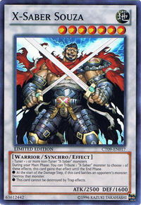 X-Saber Souza - 2012 Collectors Tin (CT09) #CT09-EN017 - Super Rare YuGiOh Trading Card