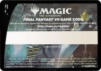 FINAL FANTASY - FINAL FANTASY VII Game Code Card - FINAL FANTASY (FIN) #10 - Special Magic: The Gathering Trading Card