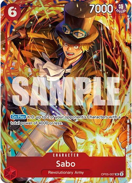 Sabo (Illustration Box Vol.5) - One Piece Promotion Cards One Piece trading card