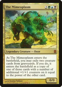 The Mimeoplasm - Commander's Arsenal (CM1) #12 - Mythic Magic: The Gathering Trading Card