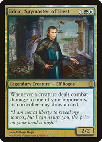 Edric, Spymaster of Trest - Commander's Arsenal (CM1) #8 - Rare Magic: The Gathering Trading Card