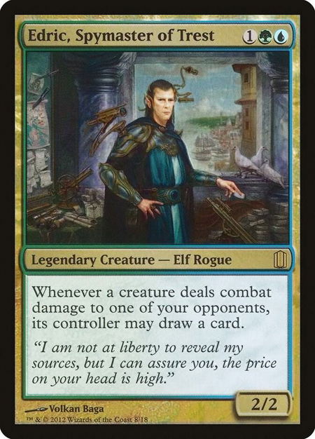 Edric, Spymaster of Trest - Commander's Arsenal Magic: The Gathering trading card