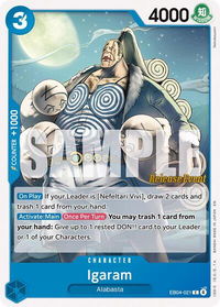 Igaram - The Azure Sea's Seven Release Event Cards (OP14 RE) #EB04-021 - Common One Piece Trading Card