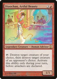 Diaochan, Artful Beauty - Commander's Arsenal (CM1) #5 - Rare Magic: The Gathering Trading Card