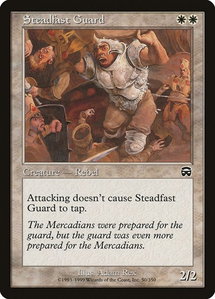 Steadfast Guard - Mercadian Masques (MMQ) #50 - Common Magic: The Gathering Trading Card