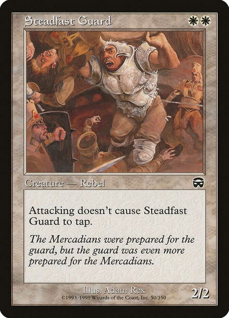 Steadfast Guard - Mercadian Masques Magic: The Gathering trading card