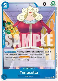 Terracotta - The Azure Sea's Seven Release Event Cards (OP14 RE) #EB04-024 - Common One Piece Trading Card