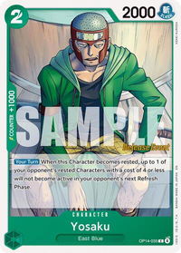 Yosaku - The Azure Sea's Seven Release Event Cards (OP14 RE) #OP14-035 - Common One Piece Trading Card