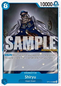 Shiryu - The Azure Sea's Seven Release Event Cards (OP14 RE) #OP14-048 - Common One Piece Trading Card