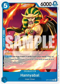 Hannyabal - The Azure Sea's Seven Release Event Cards (OP14 RE) #OP14-052 - Common One Piece Trading Card