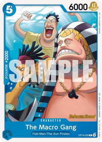 The Macro Gang - The Azure Sea's Seven Release Event Cards (OP14 RE) #OP14-055 - Common One Piece Trading Card