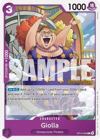 Giolla - The Azure Sea's Seven Release Event Cards (OP14 RE) #OP14-064 - Common One Piece Trading Card