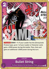 Bullet String - The Azure Sea's Seven Release Event Cards (OP14 RE) #OP14-078 - Common One Piece Trading Card