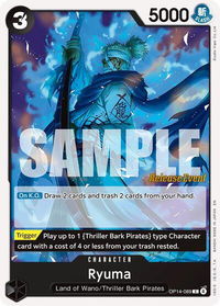 Ryuma - The Azure Sea's Seven Release Event Cards (OP14 RE) #OP14-089 - Common One Piece Trading Card