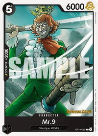 Mr.9 - The Azure Sea's Seven Release Event Cards (OP14 RE) #OP14-095 - Common One Piece Trading Card