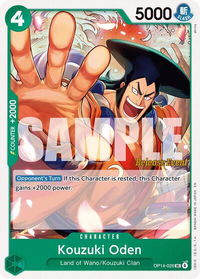 Kouzuki Oden - The Azure Sea's Seven Release Event Cards (OP14 RE) #OP14-026 - Uncommon One Piece Trading Card