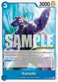 Kuroobi - The Azure Sea's Seven Release Event Cards (OP14 RE) #OP14-045 - Uncommon One Piece Trading Card