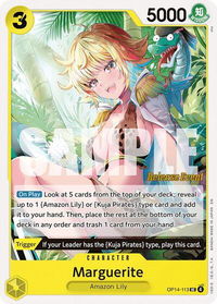 Marguerite - The Azure Sea's Seven Release Event Cards (OP14 RE) #OP14-113 - Uncommon One Piece Trading Card