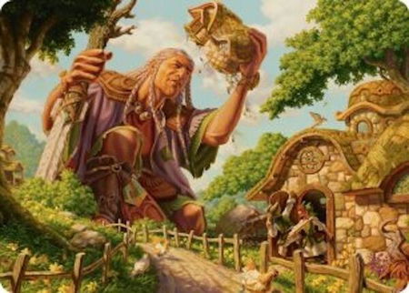 Curious Colossus Art Card - Art Series: Lorwyn Eclipsed Magic: The Gathering trading card