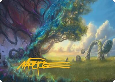 Morningtide's Light Art Card (Gold-Stamped Signature) - Art Series: Lorwyn Eclipsed (ASECL) #2 - Special Magic: The Gathering Trading Card