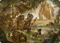 Protective Response Art Card - Art Series: Lorwyn Eclipsed (ASECL) #3 - Special Magic: The Gathering Trading Card