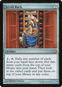 Scroll Rack - Commander's Arsenal (CM1) #16 - Rare Magic: The Gathering Trading Card