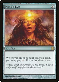 Mind's Eye - Commander's Arsenal (CM1) #13 - Rare Magic: The Gathering Trading Card