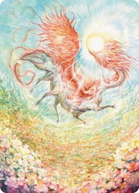 Eirdu, Carrier of Dawn Art Card - Art Series: Lorwyn Eclipsed (ASECL) #30 - Special Magic: The Gathering Trading Card