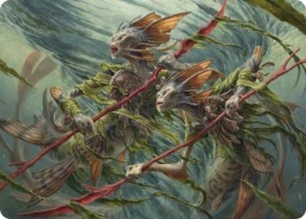 Champions of the Shoal Art Card trading card from Art Series: Lorwyn Eclipsed Champions of the Shoal Art Card - Art Series: Lorwyn Eclipsed Magic: The Gathering trading card