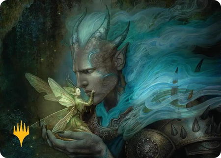 Run Away Together Art Card (Gold-Stamped Planeswalker Symbol) - Art Series: Lorwyn Eclipsed Magic: The Gathering trading card