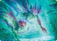 Silvergill Mentor Art Card - Art Series: Lorwyn Eclipsed (ASECL) #10 - Special Magic: The Gathering Trading Card