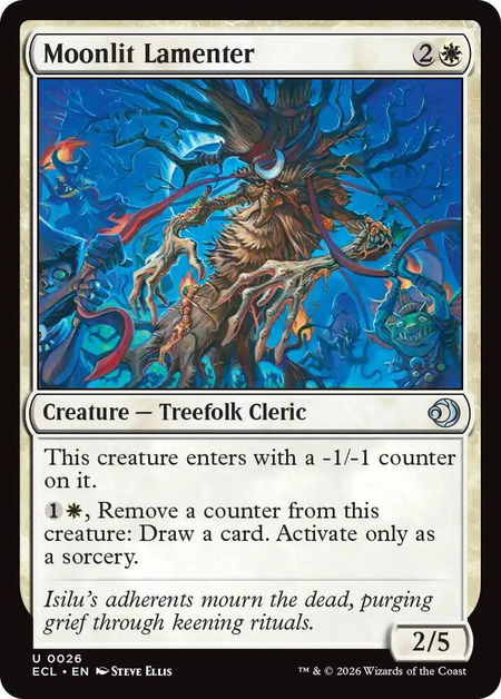 Moonlit Lamenter trading card from Lorwyn Eclipsed Moonlit Lamenter - Lorwyn Eclipsed Magic: The Gathering trading card