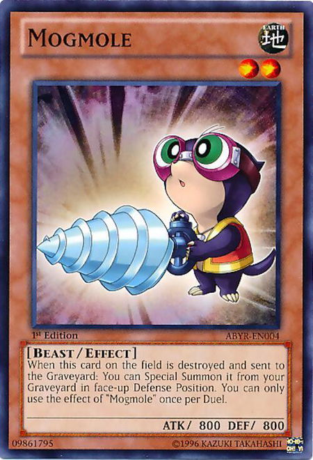 Mogmole - Abyss Rising YuGiOh trading card