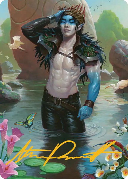 Oko, Lorwyn Liege Art Card (Gold-Stamped Signature) trading card from Art Series: Lorwyn Eclipsed Oko, Lorwyn Liege Art Card (Gold-Stamped Signature) - Art Series: Lorwyn Eclipsed Magic: The Gathering trading card