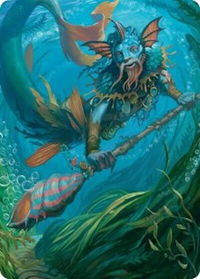 Sygg, Wanderwine Wisdom Art Card - Art Series: Lorwyn Eclipsed (ASECL) #32 - Special Magic: The Gathering Trading Card