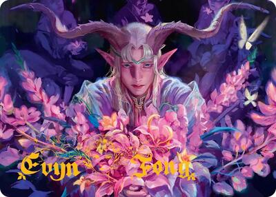Dawnhand Eulogist Art Card (Gold-Stamped Signature) - Art Series: Lorwyn Eclipsed (ASECL) #14 - Special Magic: The Gathering Trading Card