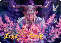 Dawnhand Eulogist Art Card (Gold-Stamped Signature) - Art Series: Lorwyn Eclipsed (ASECL) #14 - Special Magic: The Gathering Trading Card