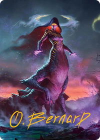 Moonshadow Art Card (Gold-Stamped Signature) - Art Series: Lorwyn Eclipsed (ASECL) #15 - Special Magic: The Gathering Trading Card