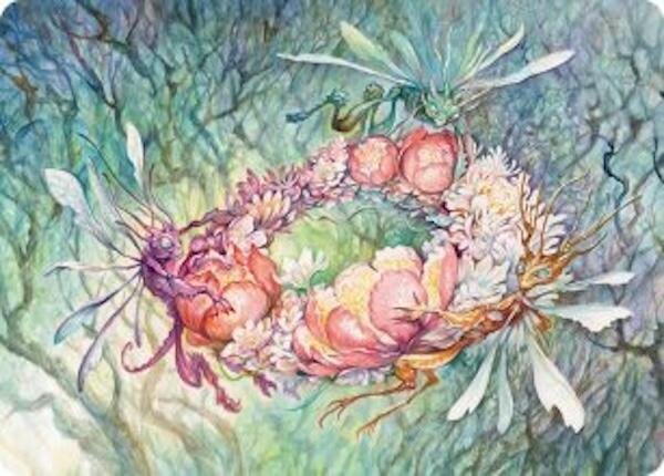 Grave Venerations Art Card trading card from Art Series: Lorwyn Eclipsed Grave Venerations Art Card - Art Series: Lorwyn Eclipsed Magic: The Gathering trading card