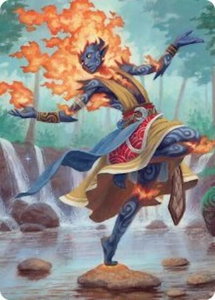 Ashling, Rekindled Art Card (16/54) - Art Series: Lorwyn Eclipsed (ASECL) #16 - Special Magic: The Gathering Trading Card