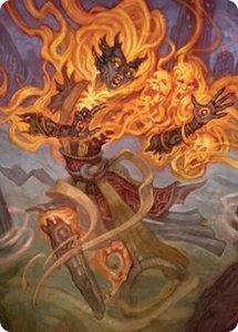 Ashling, Rekindled Art Card (33/54) - Art Series: Lorwyn Eclipsed (ASECL) #33 - Special Magic: The Gathering Trading Card