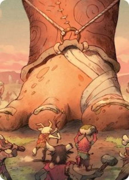 Meek Attack Art Card trading card from Art Series: Lorwyn Eclipsed Meek Attack Art Card - Art Series: Lorwyn Eclipsed Magic: The Gathering trading card