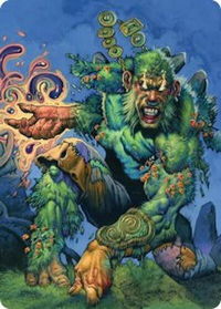 Aurora Awakener Art Card (17/54) - Art Series: Lorwyn Eclipsed (ASECL) #17 - Special Magic: The Gathering Trading Card