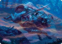 Bristlebane Outrider Art Card - Art Series: Lorwyn Eclipsed (ASECL) #18 - Special Magic: The Gathering Trading Card