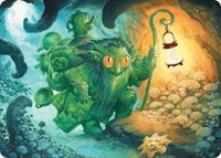 Mutable Explorer Art Card (21/54) - Art Series: Lorwyn Eclipsed (ASECL) #21 - Special Magic: The Gathering Trading Card